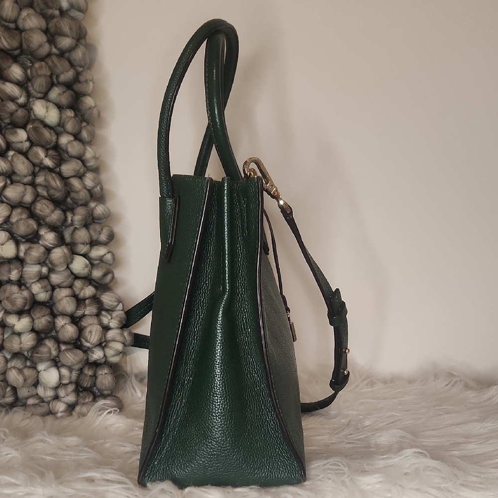 Michael Kors Dark Green Tote Bag - Picture 5 of 13